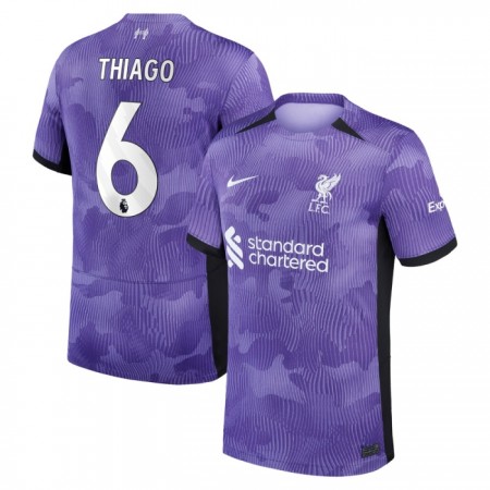 Maglia Liverpool Thiago 6 Terza Divisa 2023-24 Maglia Liverpool Thiago 6 Terza Divisa 2023-24